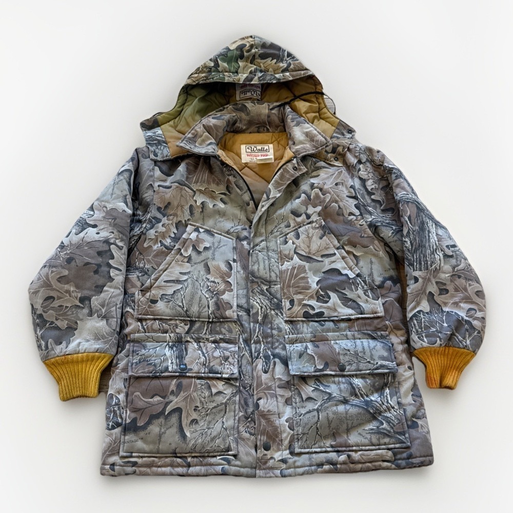 Vintage Walls Realtree Camo Jacket Men's XL Hunting‎ Barn Chore Coat Field 90s